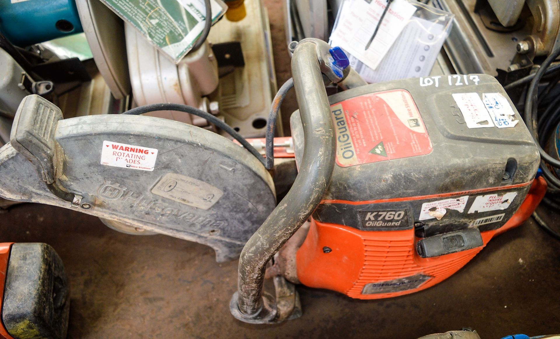 Husqvarna K760 petrol driven cut off saw