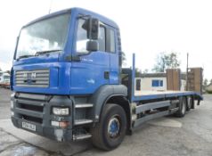 MAN TGA.350 30 ft 6x4 beaver tail plant lorry Registration number: PO54 HLZ Date of registration: