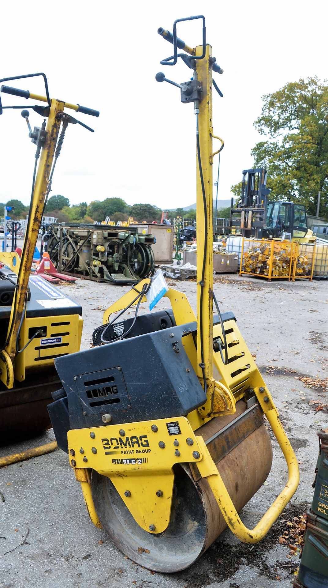 Bomag BW71E-2 diesel driven pedestrian roller Year: 2007 S/N: 620251166 1049 0042 - Image 2 of 3