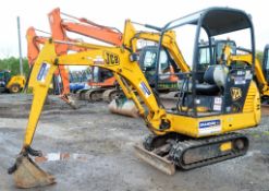 JCB 801.5 1.5 tonne rubber tracked mini excavator Year: 2004 S/N: 1021006 Recorded Hours: 3265 blade