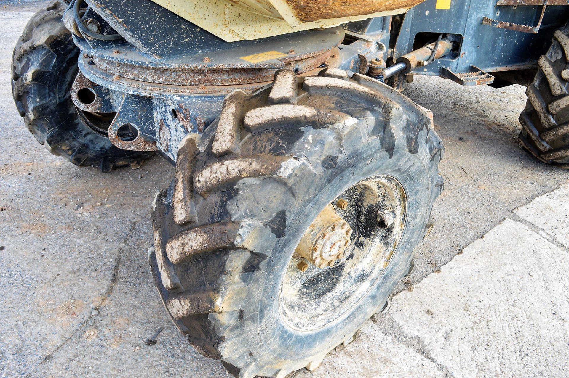 Benford Terex 6 tonne swivel skip dumper Year: 2007 S/N: E710FX806 Recorded Hours: Not displayed ( - Image 8 of 12