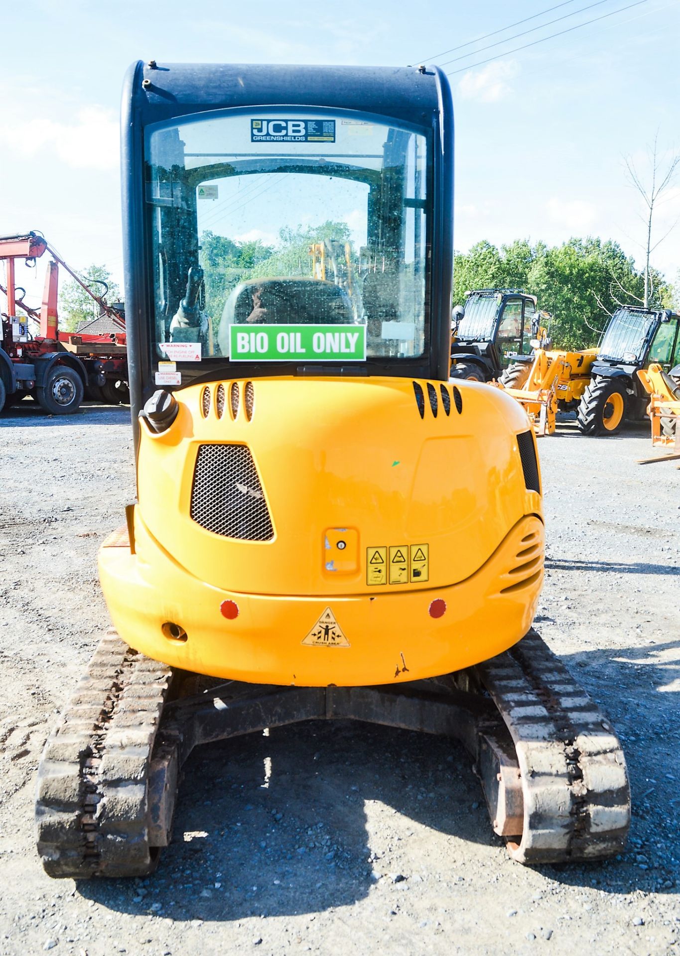 JCB 8030 ZTS 3 tonne rubber tracked excavator Year: 2013 S/N: 2021894 Recorded Hours: 1963 blade, - Image 6 of 12