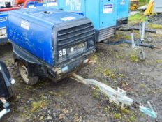 Sullair 35K diesel driven mobile air compressor Year: 2002 S/N: 41984 Recorded Hours: 1270 VP1