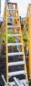 10 tread fibre glass framed step ladder VP2