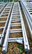 2 stage aluminium ladder VP2