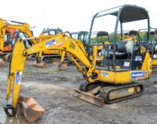 JCB 801.5 1.5 tonne rubber tracked mini excavator Year: 2002 S/N: 894373 Recorded Hours: 3813