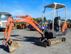 Kubota KX36-3 1.5 tonne rubber tracked excavator Year: 2010 S/N: 78997 Recorded Hours: 2664 blade,