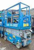 Genie GS 1932 battery electric scissor lift access platform Year: 2008 S/N: GS3008C-286