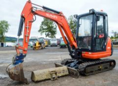 Kubota KX61-3 2.6 tonne rubber tracked excavator Year: 2015 S/N: 81604 Recorded Hours: 1732 blade,