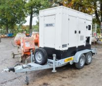 Bruno GX111F 110 kva diesel driven mobile generator Year: 2012 S/N: 20873/1