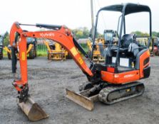 Kubota KX15-4 1.5 tonne rubber tracked mini excavator Year: 2014 S/N: 58174 Recorded Hours: 1402