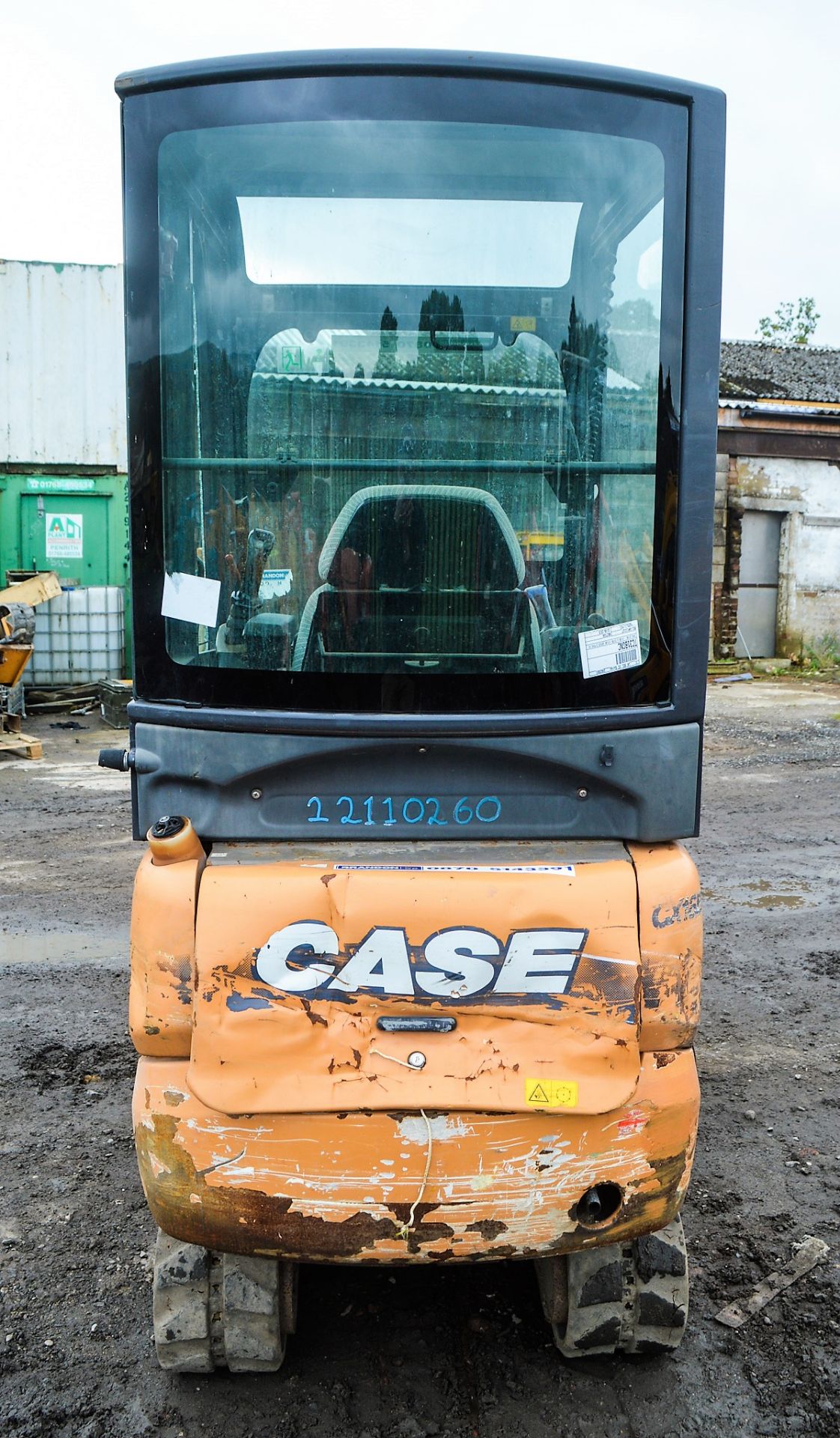 Case CX16B 1.5 tonne rubber tracked mini excavator Year: 2007 S/N: 4944 Recorded Hours: 2251 blade & - Image 6 of 11