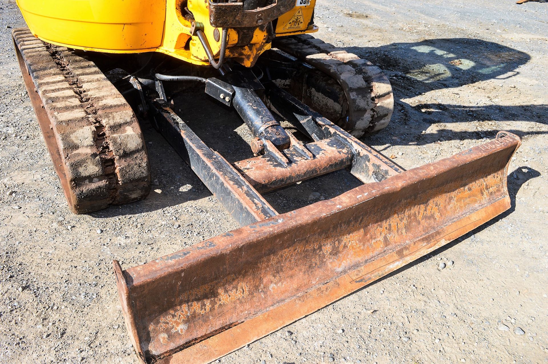 JCB 8030 ZTS 3 tonne rubber tracked excavator Year: 2013 S/N: 2021894 Recorded Hours: 1963 blade, - Image 10 of 12