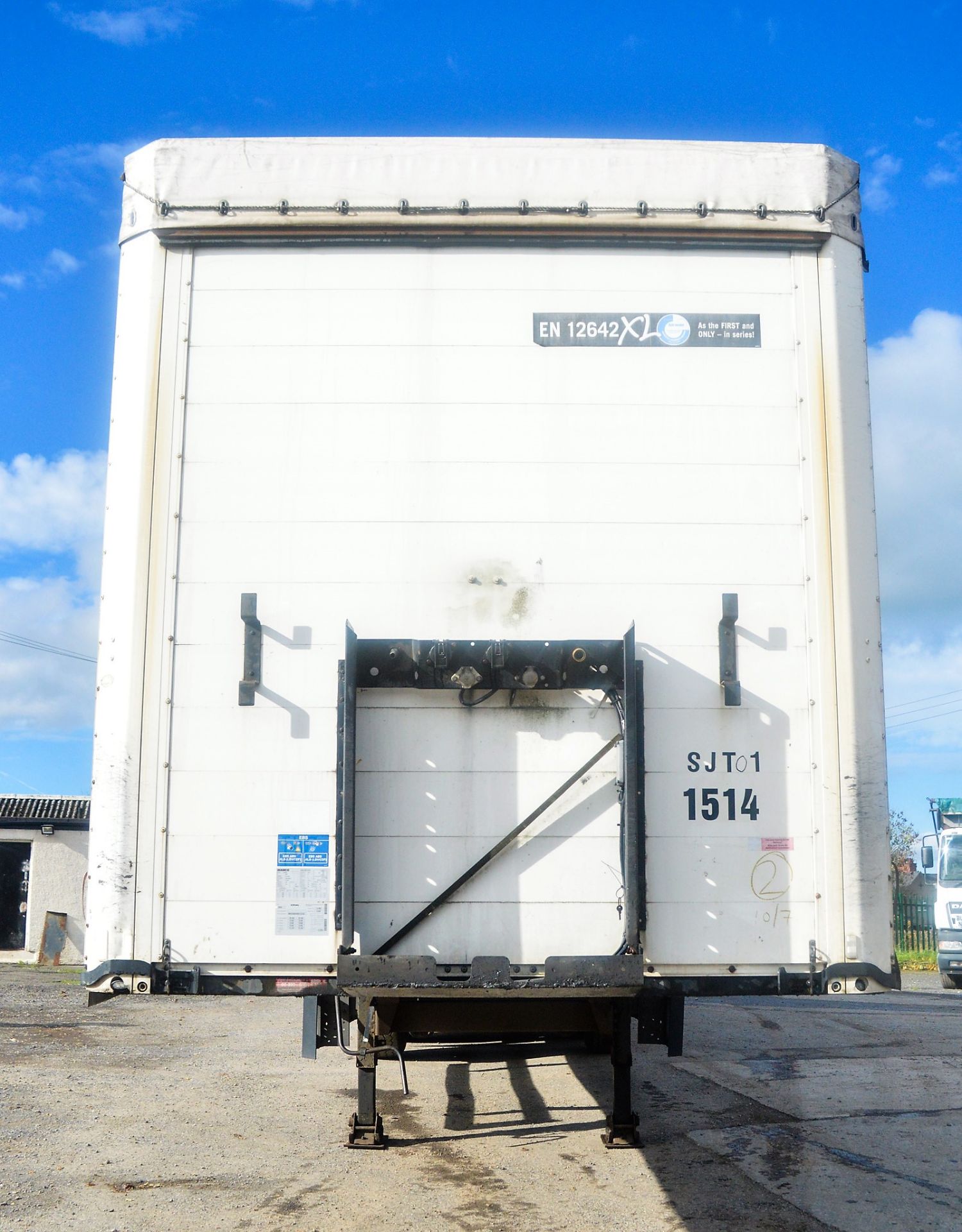 Kogel 14m tri axle curtain sided trailer Year: 2008 Chassis Number: 123333 Test Expires: 31/05/ - Image 5 of 12