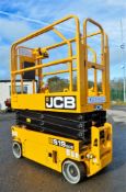 JCB S1930E 19 ft  battery electric scissor lift access platform Year: 2017  Rec Hours: 11 S/N: