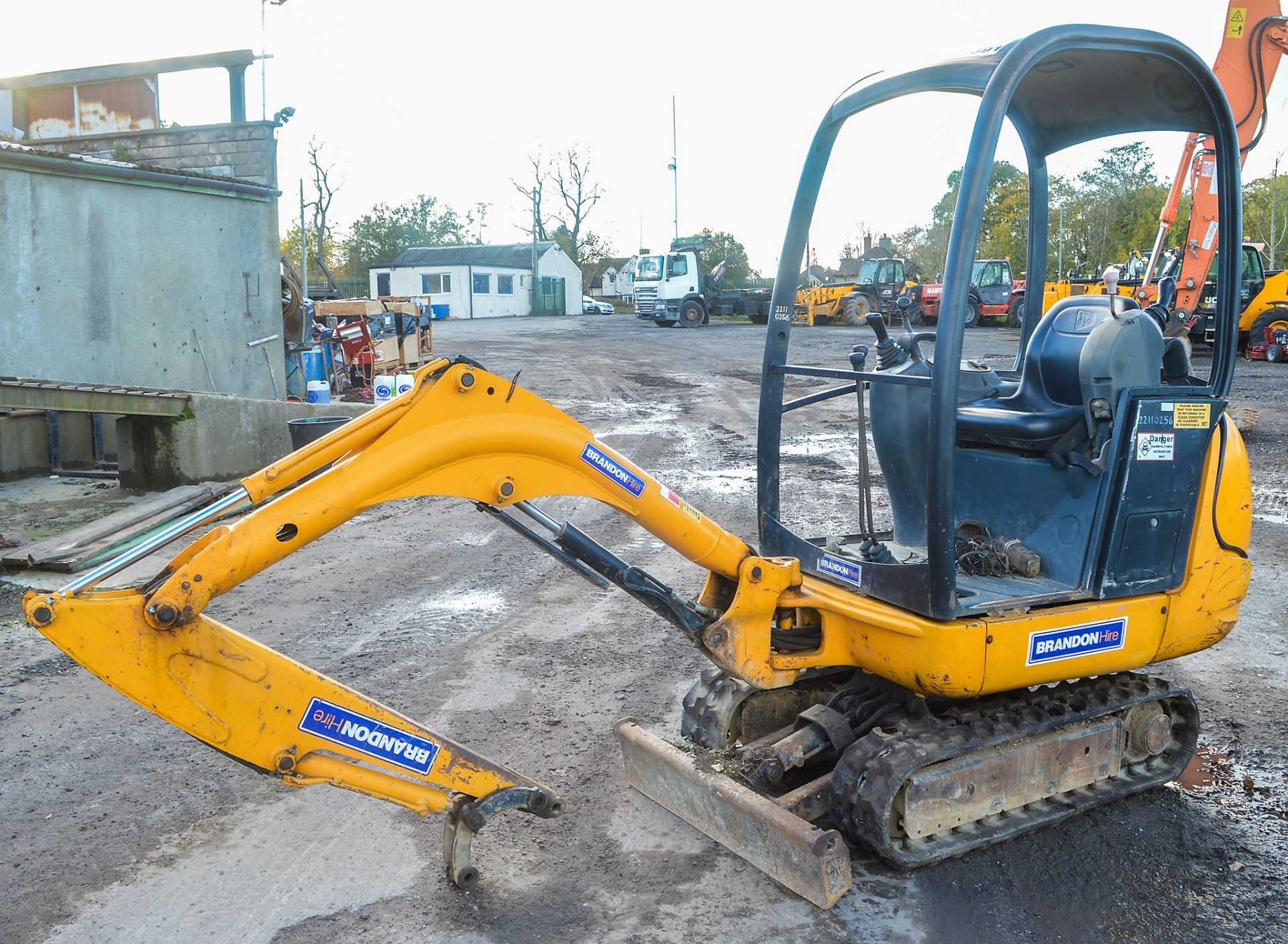 JCB 801.5 1.5 tonne rubber tracked mini excavator Year: S/N: Recorded Hours: Not displayed (Clock