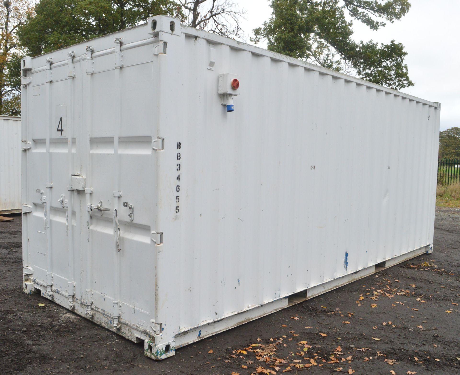 20 ft x 8 ft steel anti vandal shipping container BB34655 - Image 2 of 6