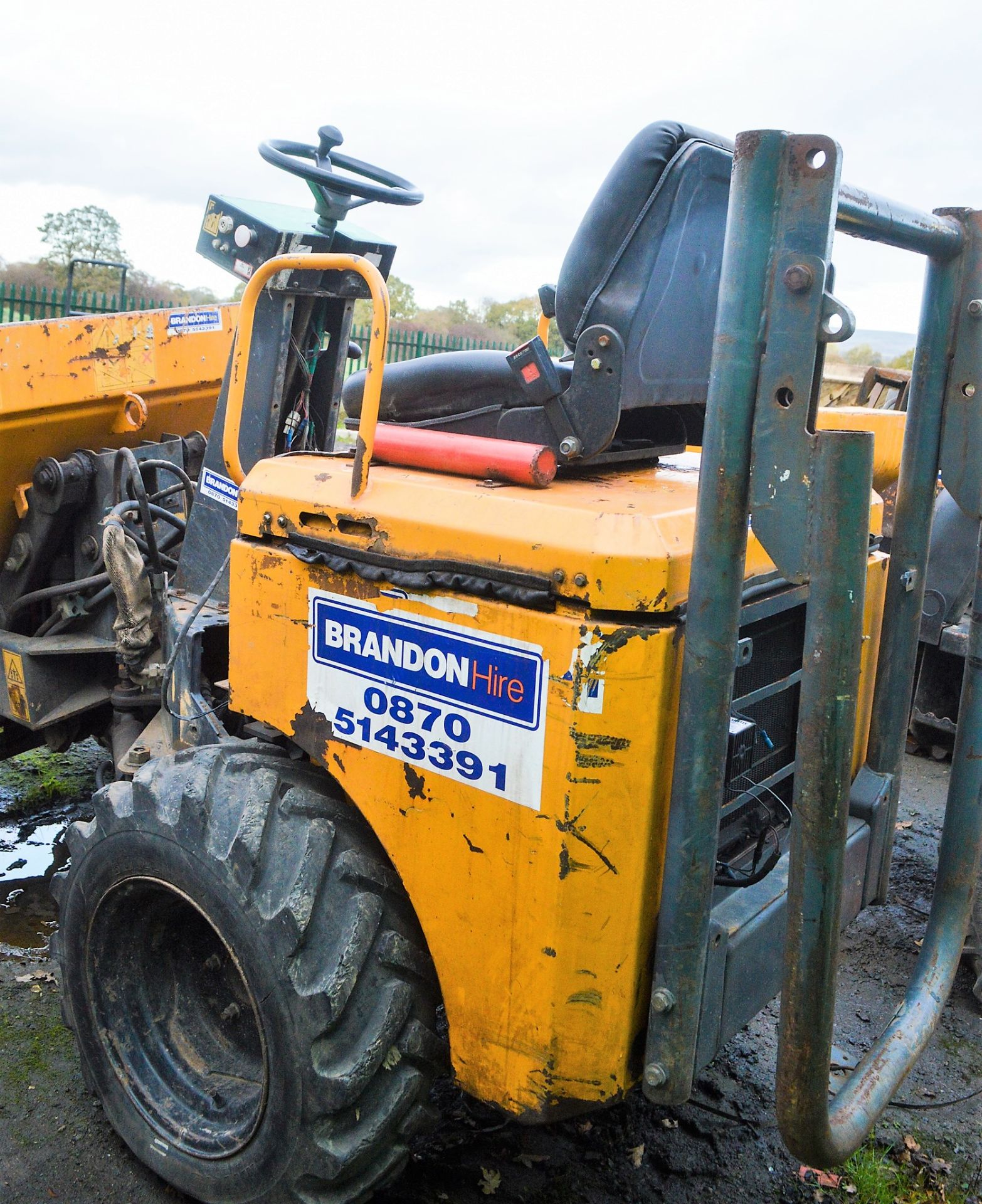 Benford Terex HD1000 1 tonne hi tip dumper Year: 2003 S/N: E312HM512 Recordewd Hours: Not - Image 4 of 7