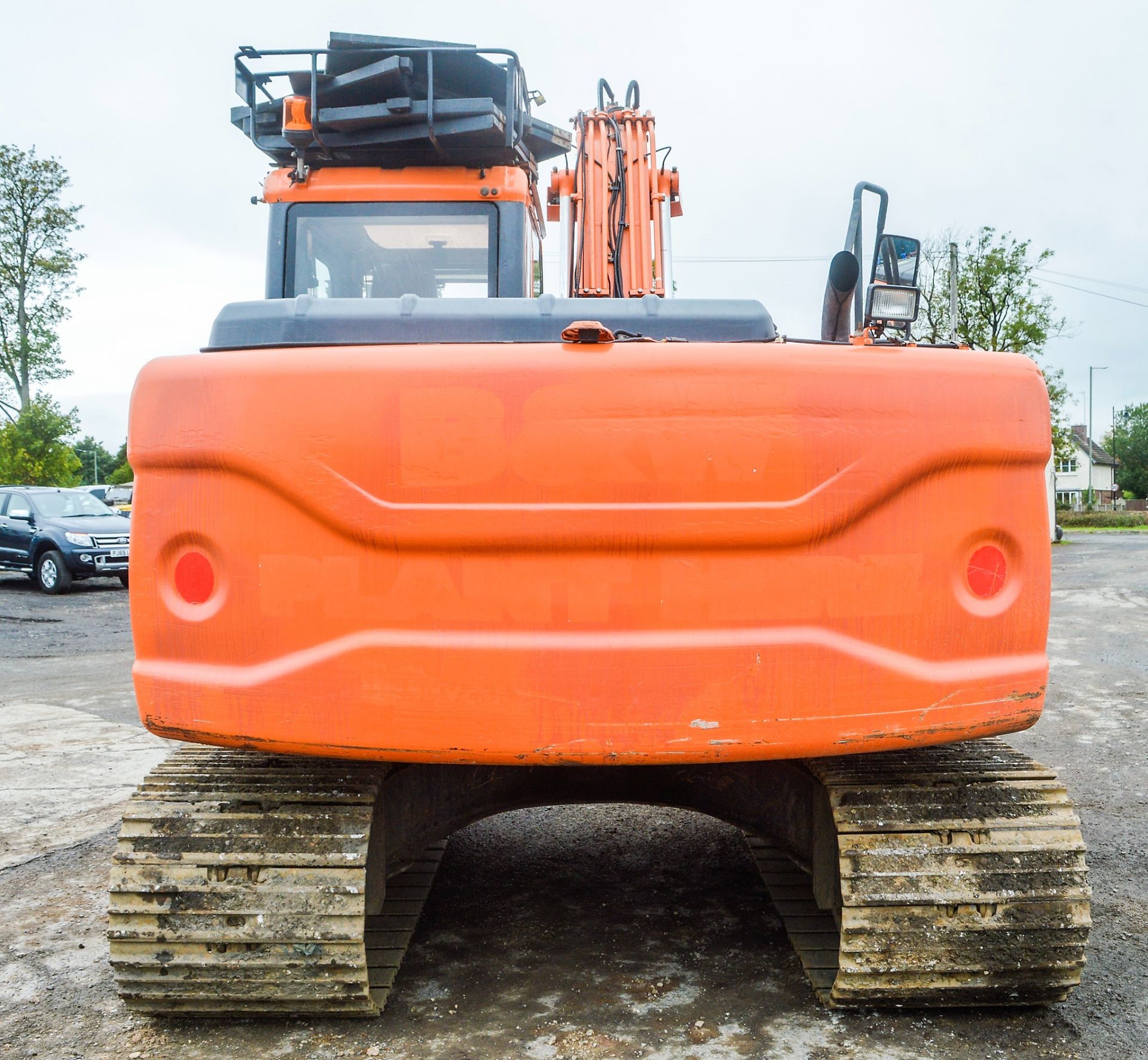 Doosan DX140LC 14 tonne steel tracked excavator Year: 2012 S/N: C0050803 Recorded Hours: 5627 piped, - Image 6 of 12