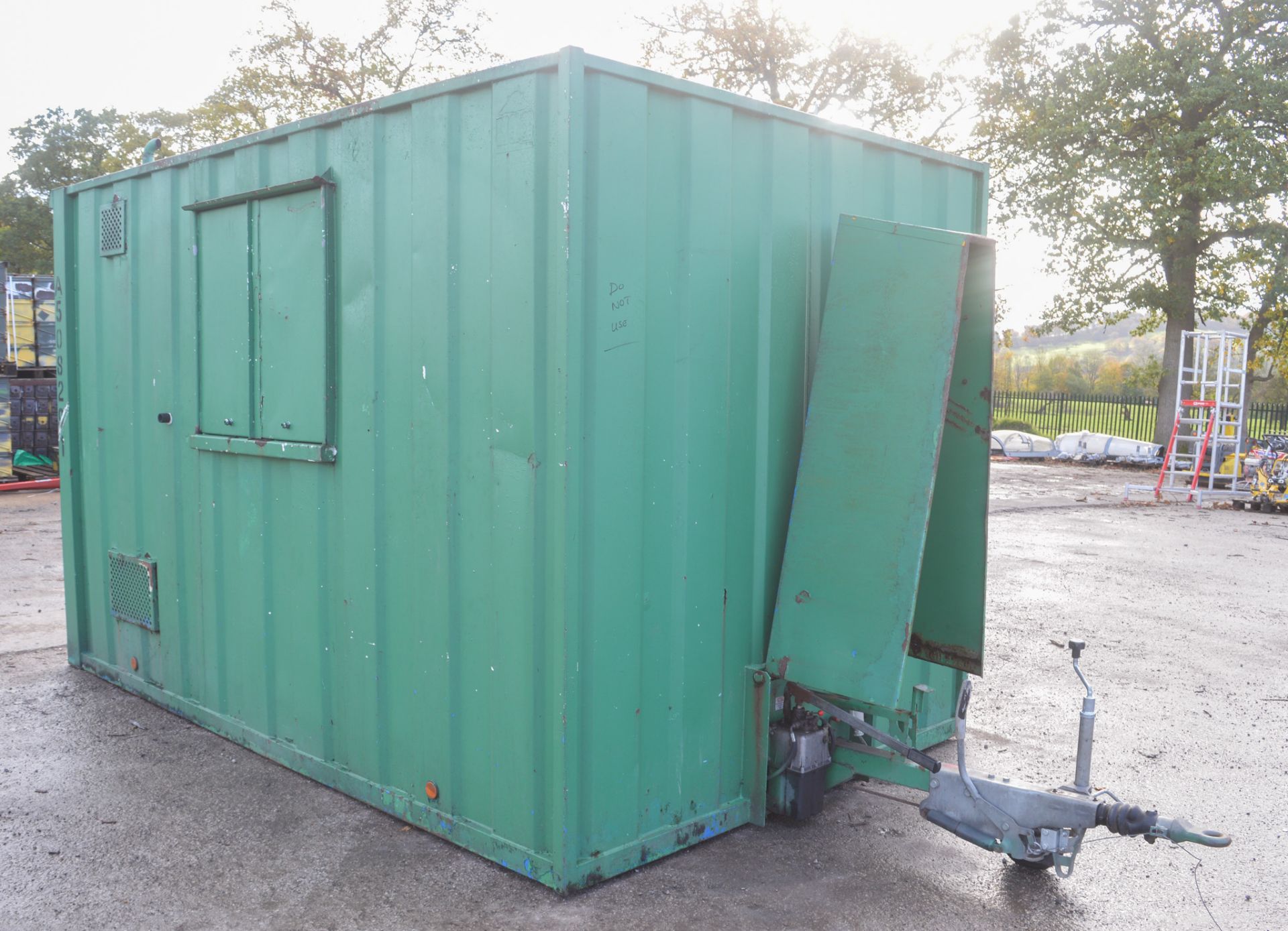 12 ft x 8 ft Groundhog mobile welfare unit Comprising of canteen, toilet and 6kva generator - Image 4 of 9