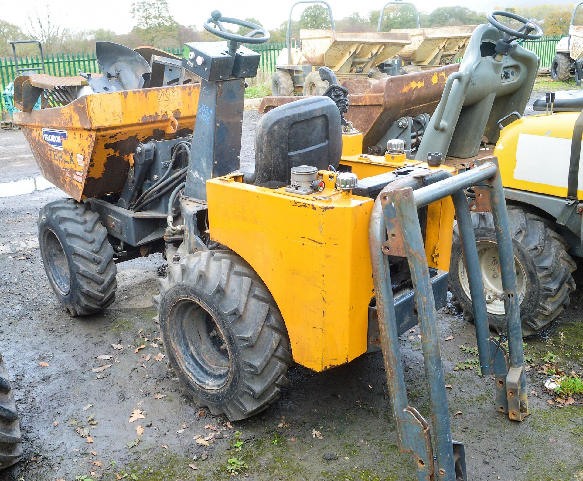 Benford Terex HD1000 1 tonne hi tip dumper Year: S/N: Recorded Hours: 2419 WOOMG106 ** Machine has - Image 2 of 6