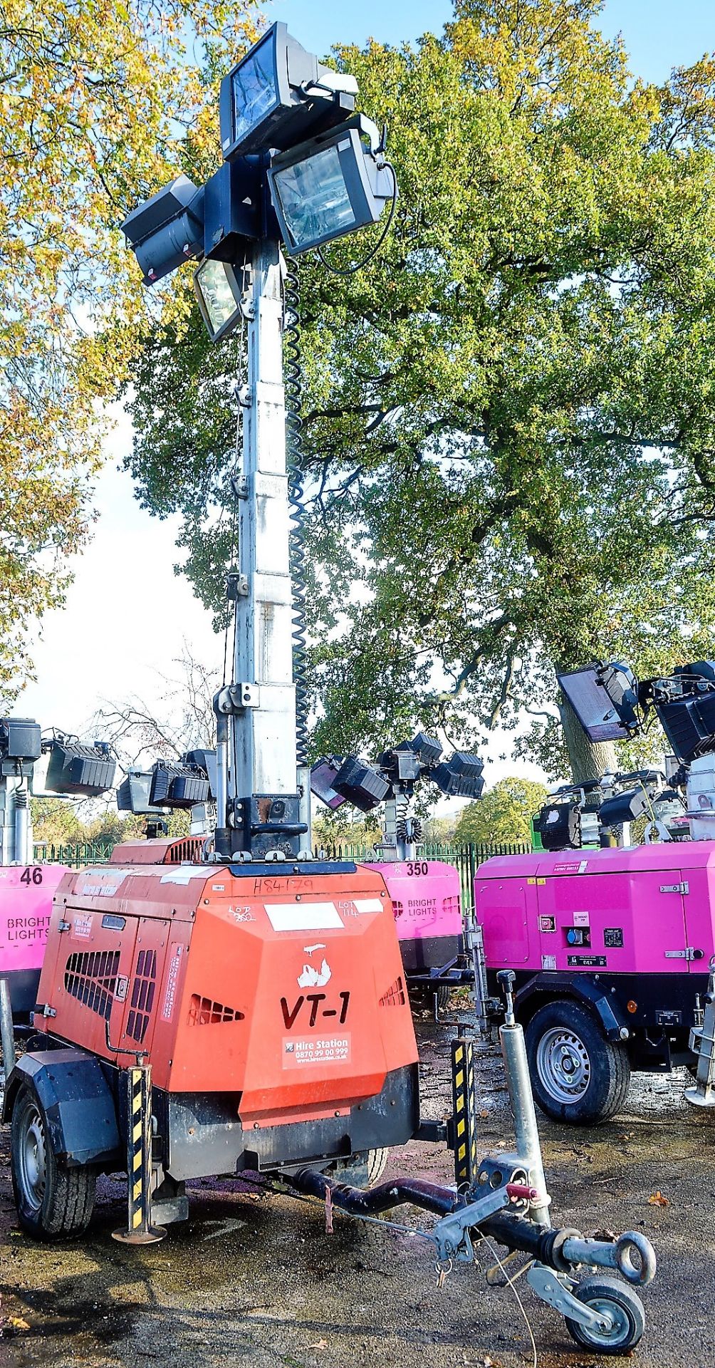 Tower Light VT-1 diesel driven lighting tower S/N: 800224 Recorded Hours: 4905 Machine starts, - Image 3 of 4