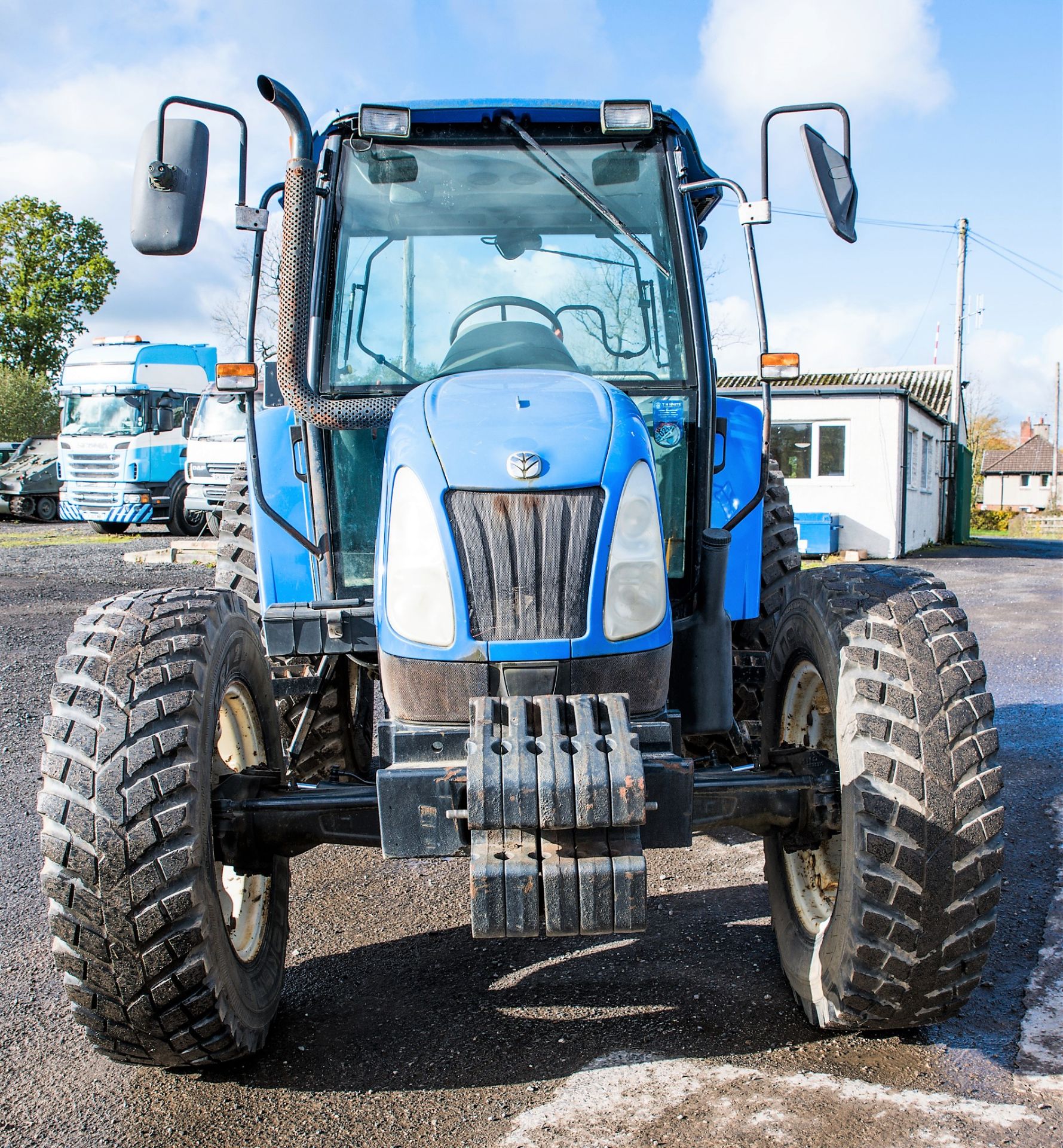 New Holland TL80A diesel tractor Year: 2008 S/N: HJS098239 Recorded Hours: 4503 AFS96516 ** No VAT - Image 5 of 15