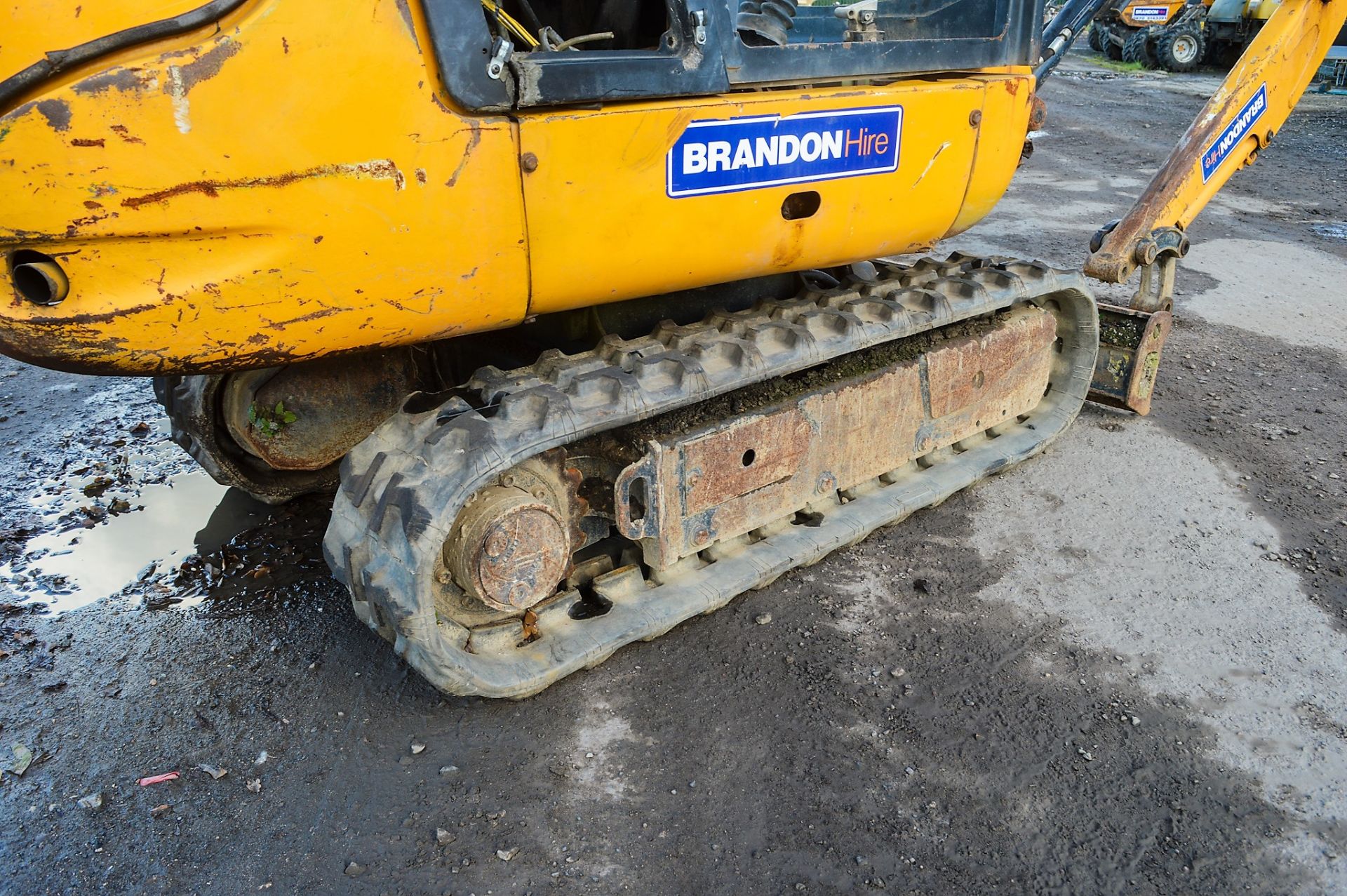 JCB 801.5 1.5 tonne rubber tracked mini excavator Year: S/N: Recorded Hours: Not displayed (Clock - Image 7 of 11