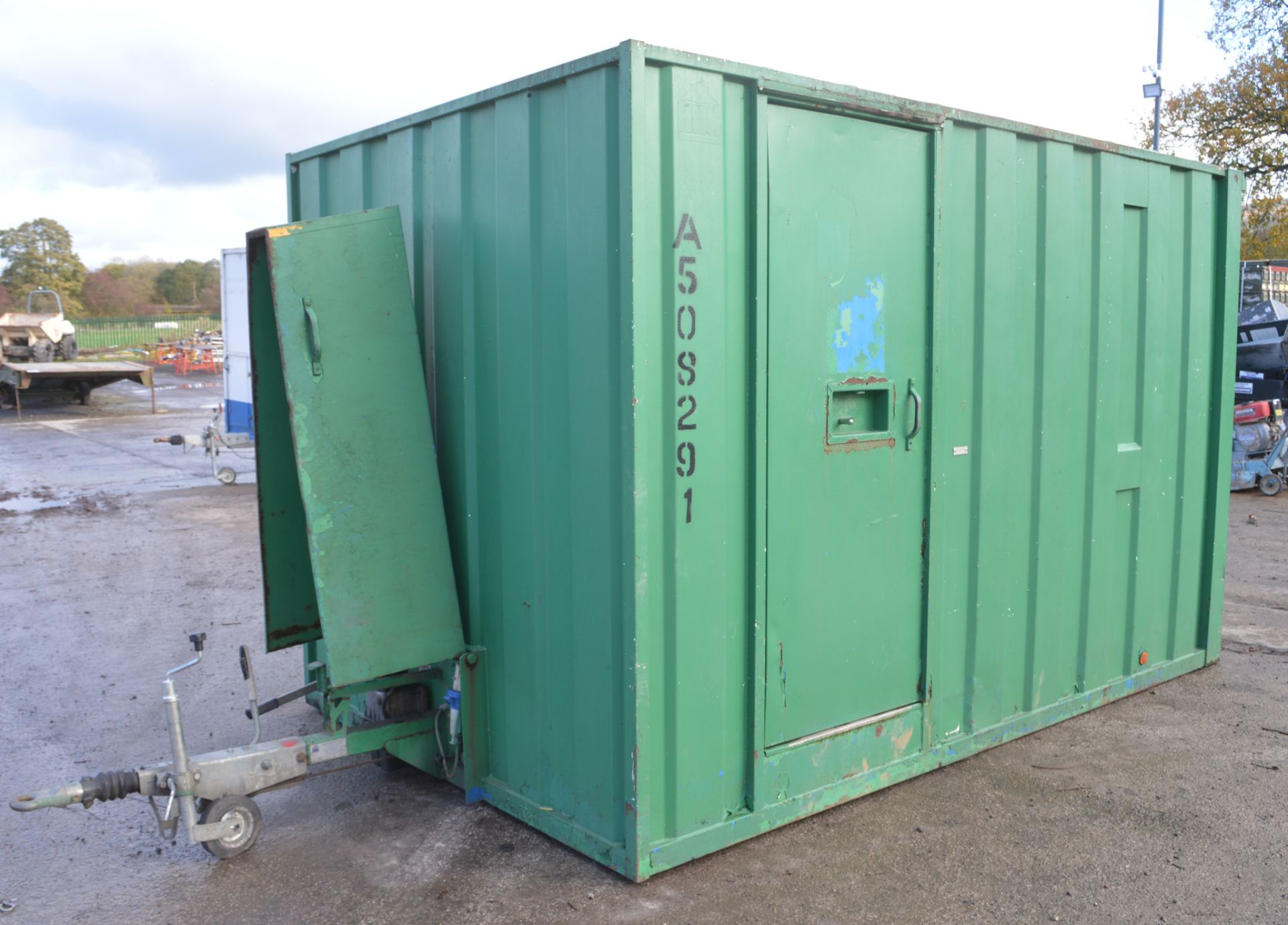12 ft x 8 ft Groundhog mobile welfare unit Comprising of canteen, toilet and 6kva generator