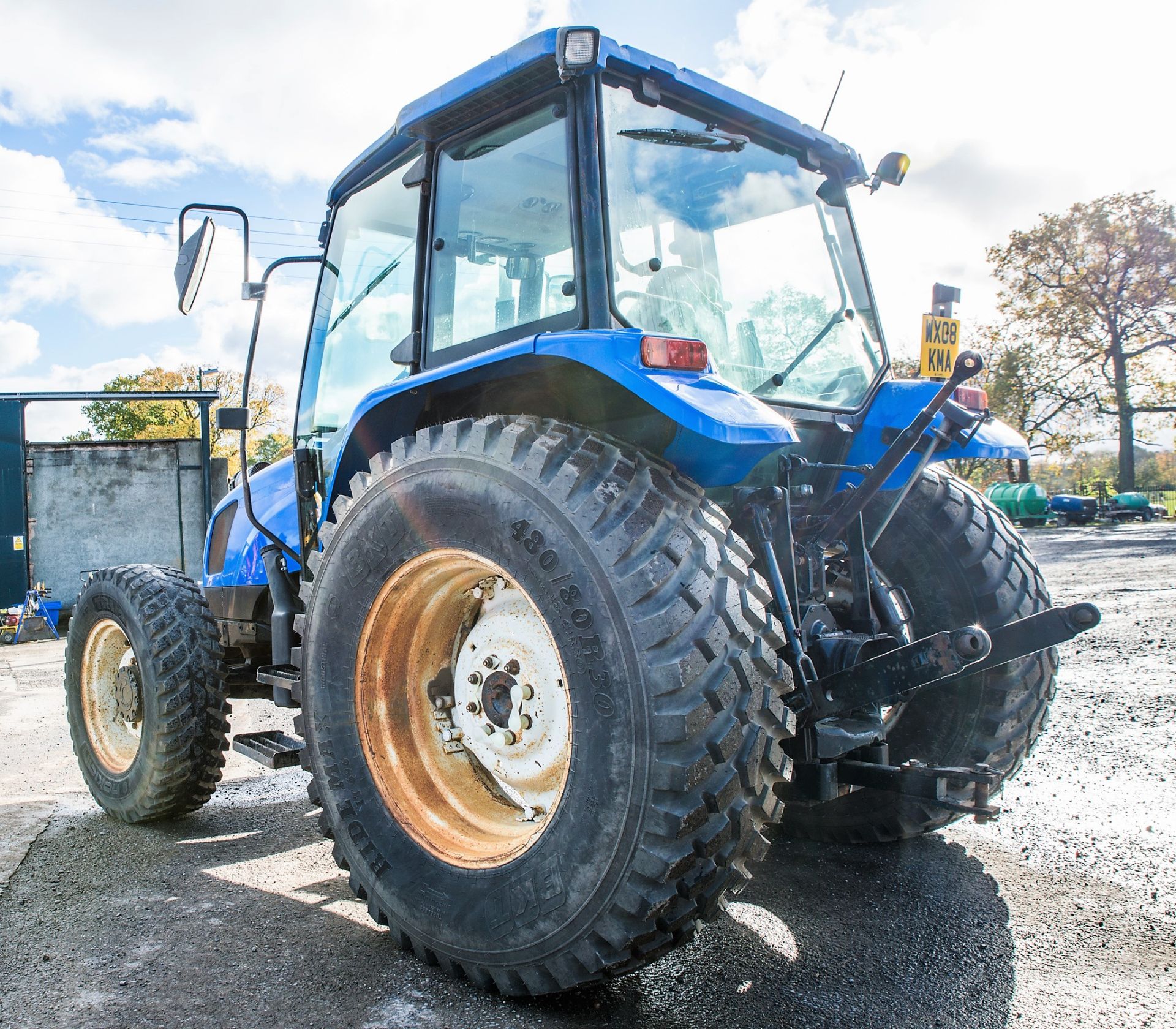New Holland TL80A diesel tractor Year: 2008 S/N: HJS098239 Recorded Hours: 4503 AFS96516 ** No VAT - Image 3 of 15