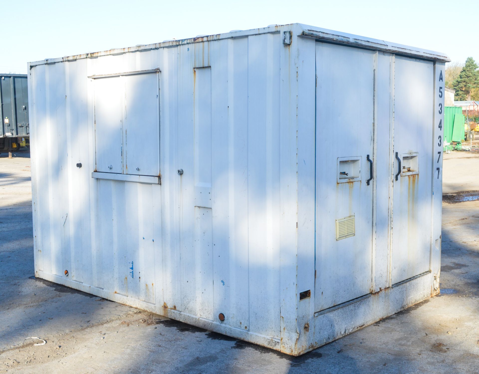 12 ft x 8 ft Groundhog mobile welfare unit  Comprising of canteen, toilet and 6kva generator  c/w - Image 2 of 9