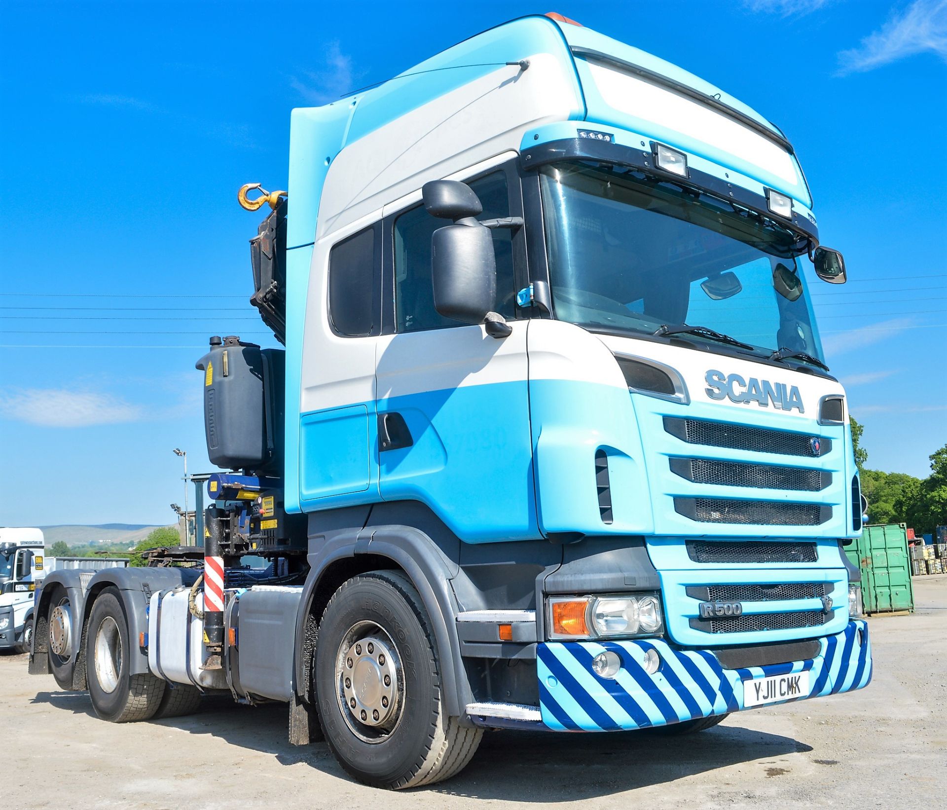 Scania R500 V8 6 x 2 crane tractor unit Registration Number: YJ11 CMK Date of Registration: 06/05/ - Image 2 of 17