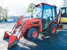 Kubota B2230HC diesel driven agricultural tractor Year:  S/N:  Recorded Hours: 1691 c/w backhoe &