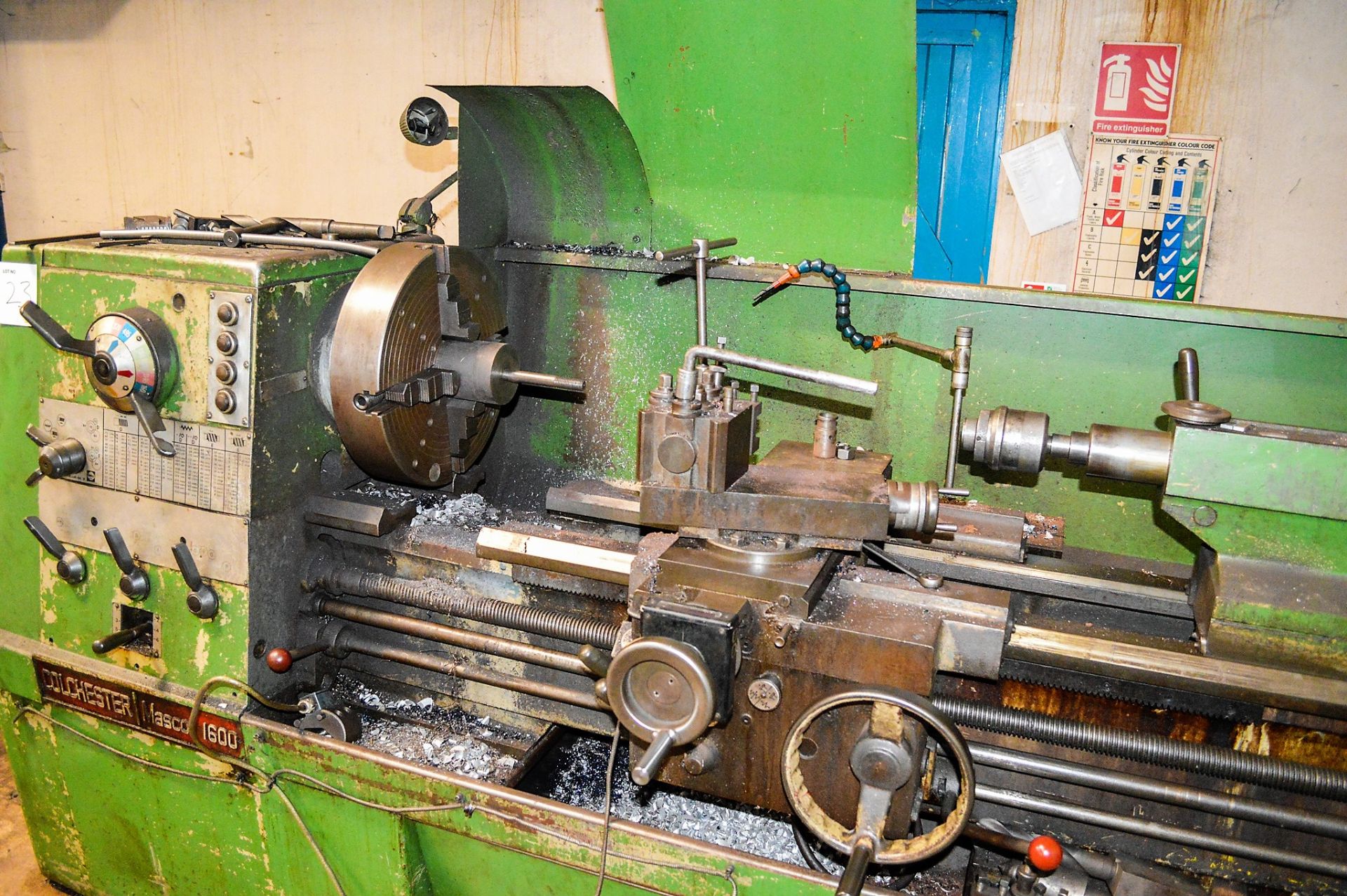 Colchester Mascot 1600 gap bed centre lathe S/N: 7/0001/05950 Swing in gap 11 inch by 42 inch - Image 2 of 2