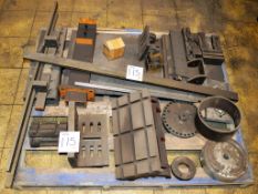 Quantity of engineering jigs, angle plates etc as lotted