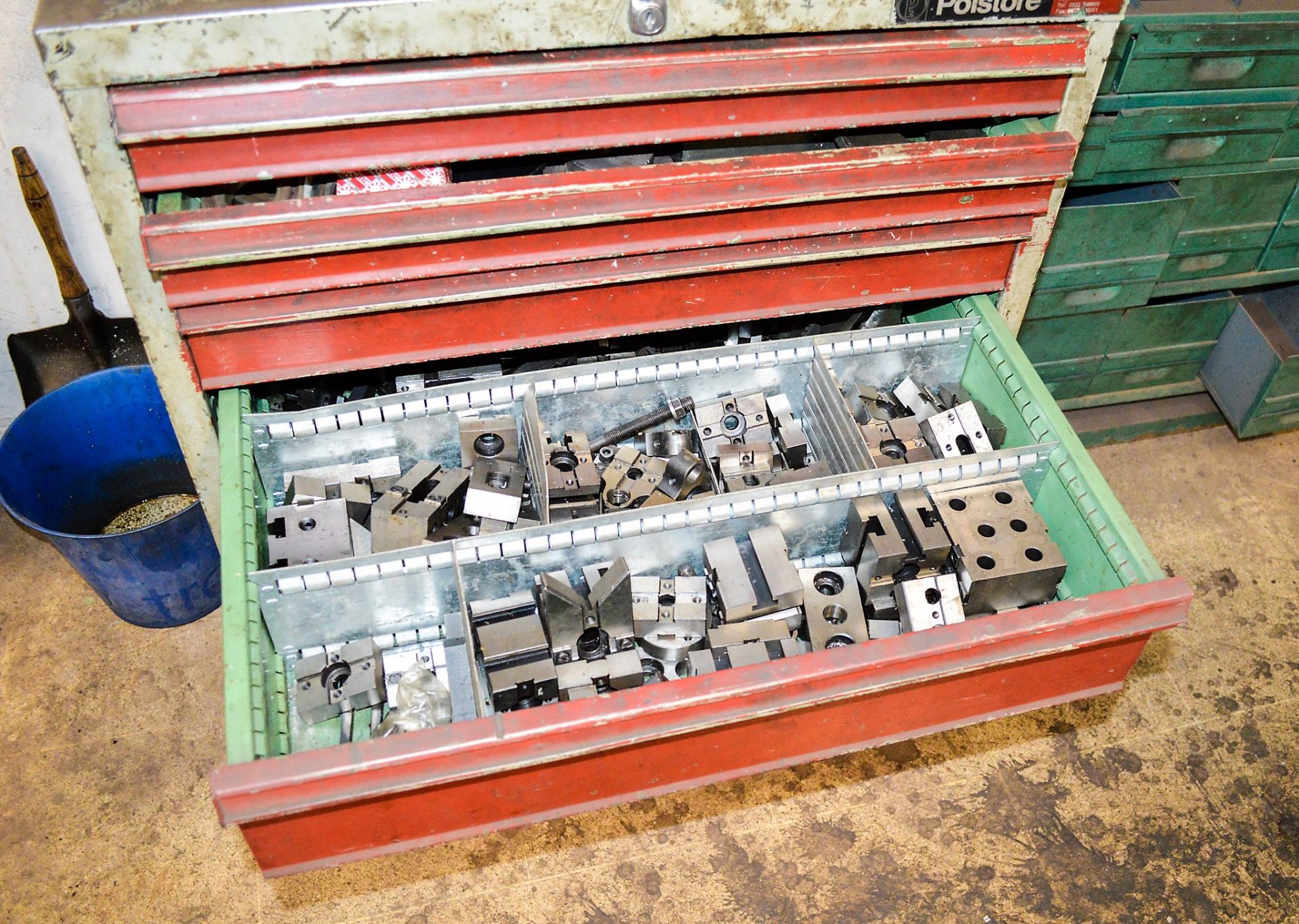 2 - steel tool drawers & contents - Image 2 of 4