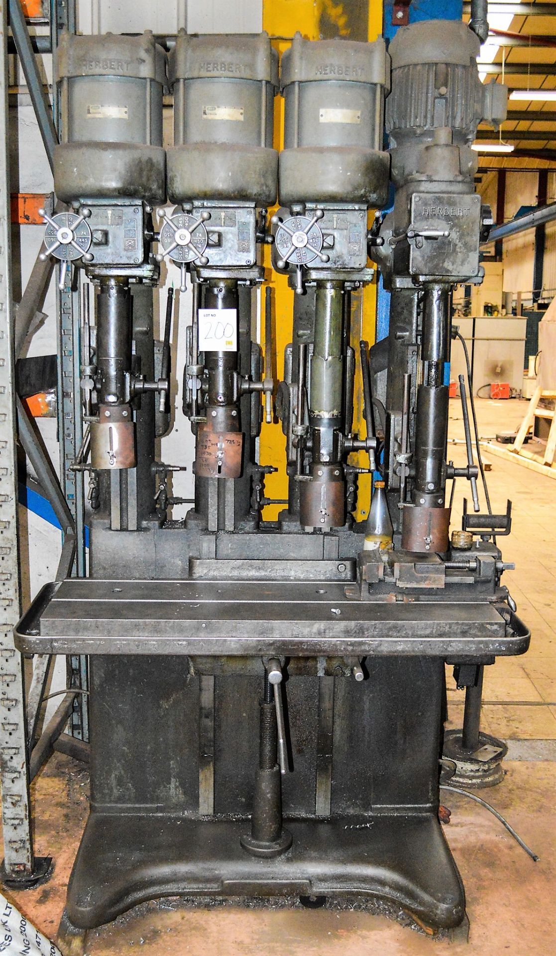 Herbert 4 spindle drill