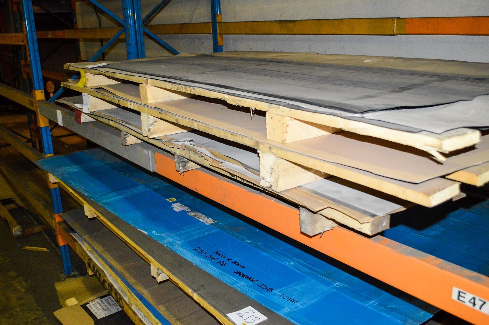 Approximately 8 0.6 to 2mm stainless steel sheets