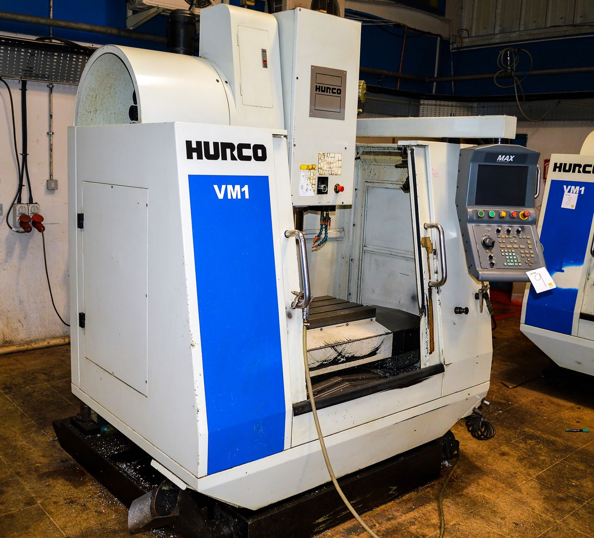 Hurco VM1 CNC vertical machine centre Year: 2005 S/N: 10968 c/w 30 inch x 14 inch, 20 station tool