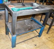 Steel work bench