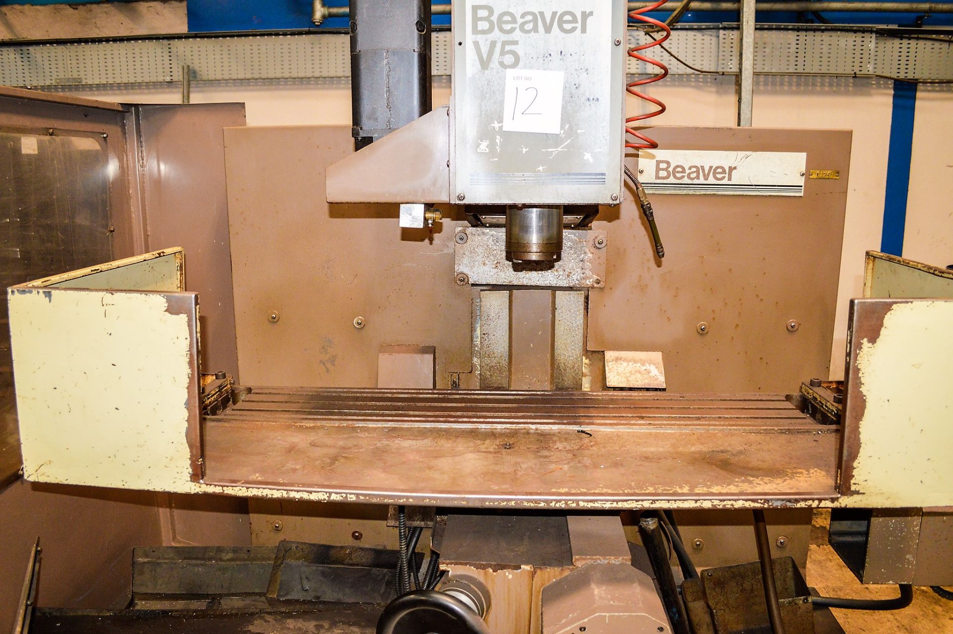 Beaver V5 CNC vertical milling machine S/N: 15157 c/w 48 inch x 10 inch table & Fanuc controls - Image 5 of 5