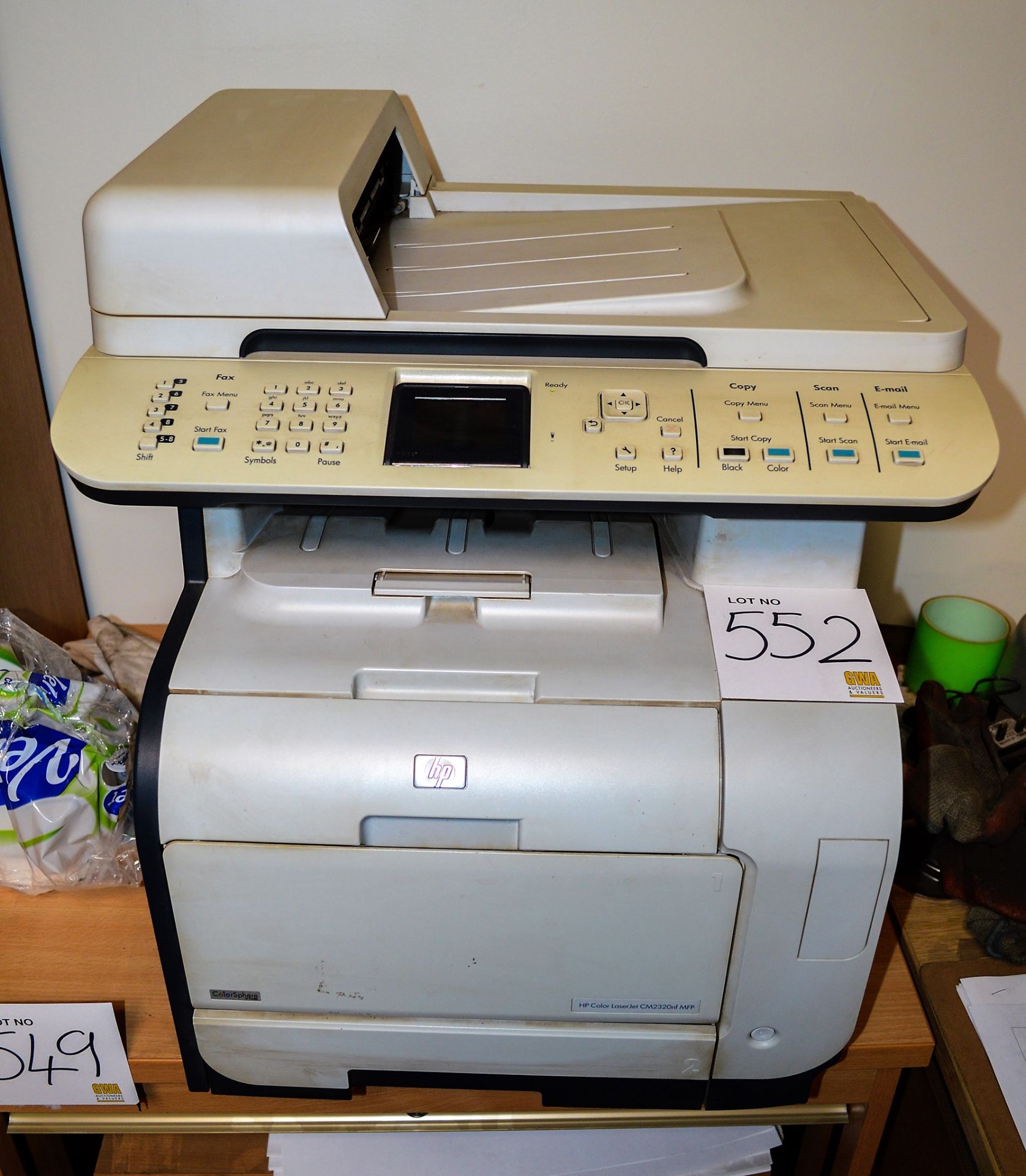Hewlett Packard colour laser jet CM2320 printer/copier/scanner