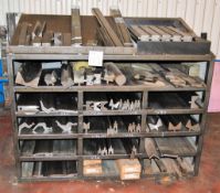 Steel rack & contents of press brake tooling