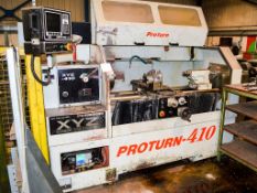 XYZ Proturn 410 CNC straight bed centre lathe Year:1999 S/N: 410