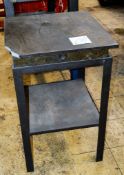 Steel surface table