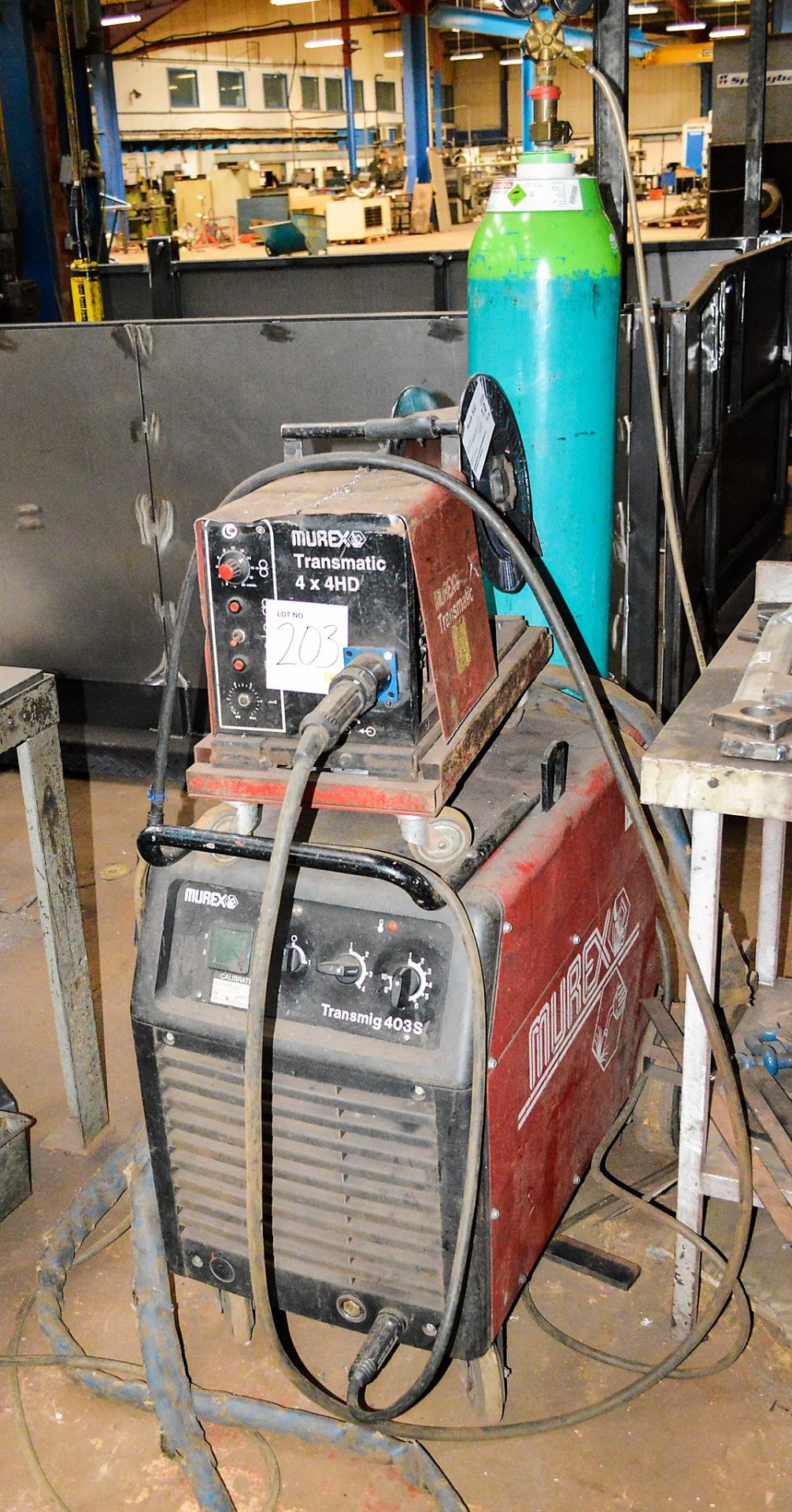 Murex Transmig 403-5 400 amp mig welding set ** Gas bottle not included **