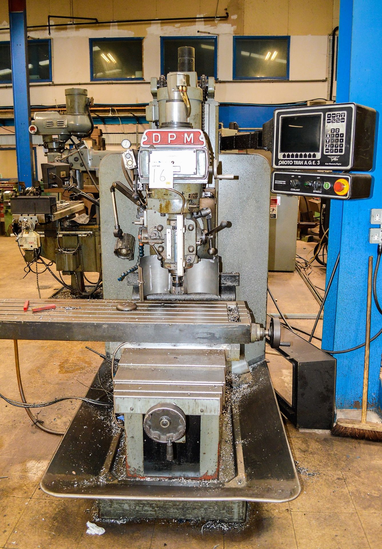 King Reach DPM universal milling machine Year: 1998 S/N: 8670 c/w 48 inch x 14 inch table & Proto - Image 3 of 4