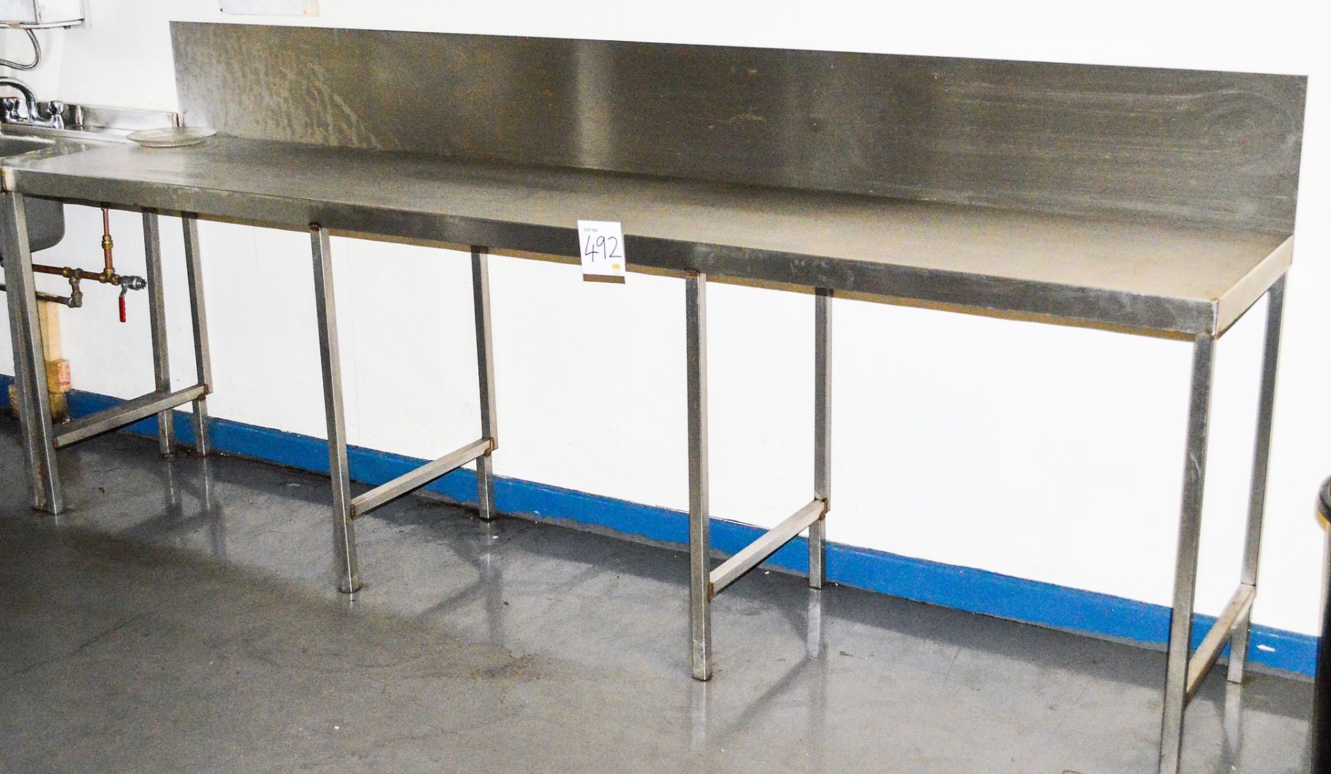 Stainless steel table