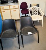 2 - tables & 5 - miscellaneous chairs