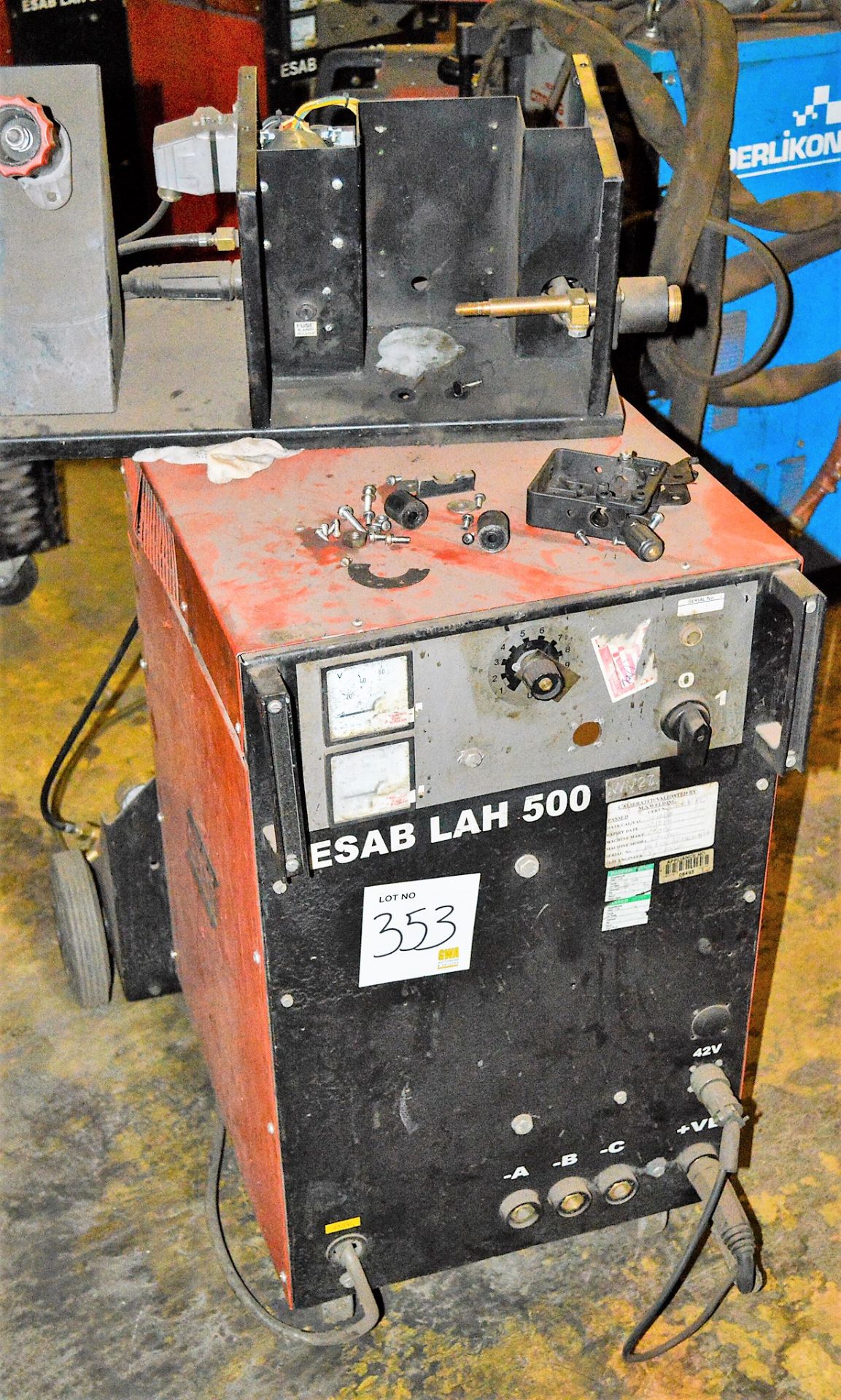 Esab LAH 500 mig welding set